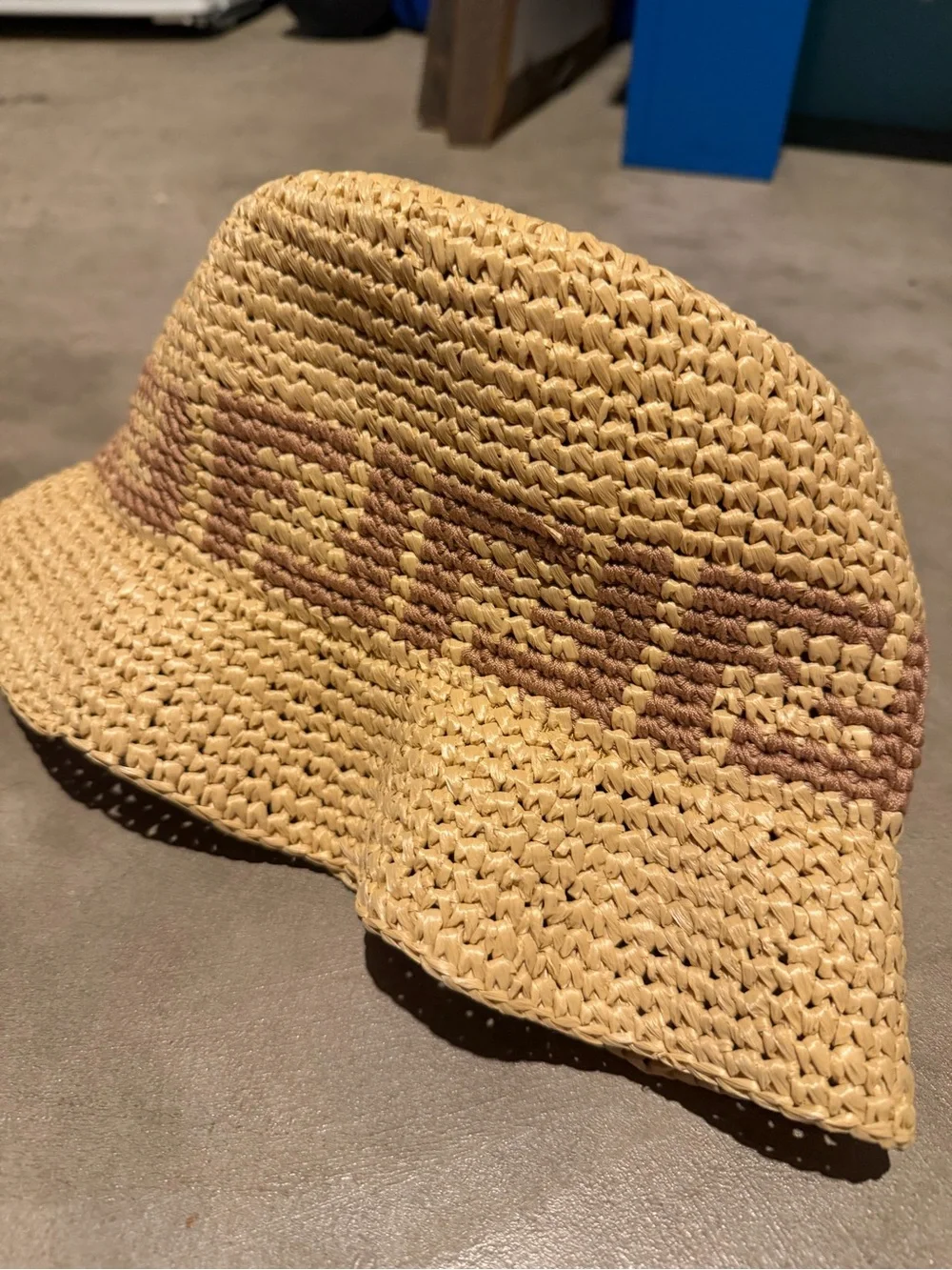 Fendi Raffia Bucket Hat NWOT - Picture 2 of 7